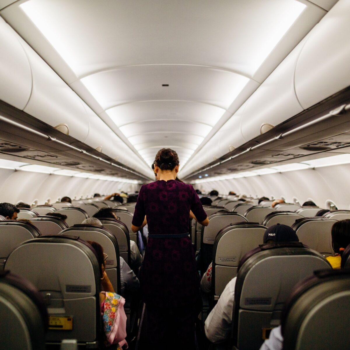 People on a plane