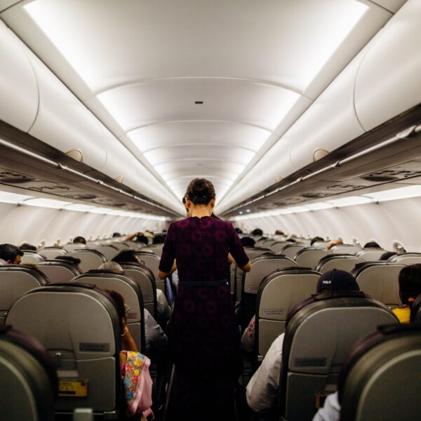 People on a plane
